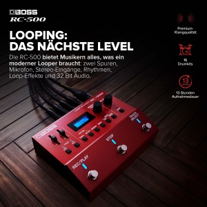 Loop Station BOSS RC-500 2 Canale, Mixer Integrat, 16 Drumkits - Img 5