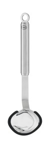 Lopatica pentru sosuri ROSLE din inox 1810 cu margine din silicon, 27 cm