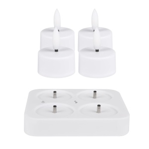 Lumanari LED reincarcabile Beper P207ILI611, set 4 bucati, lumina calda - Img 3
