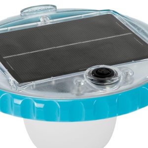 Lumina plutitoare LED cu energie solara Intex - Geamandura stroboscopica alimentata cu energie solara - 2 moduri de iluminare, 28695, alb - Img 7