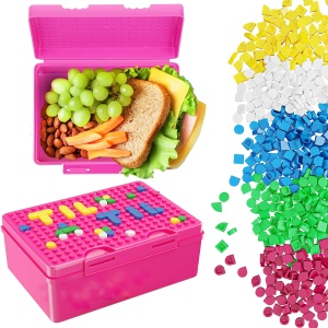 Lunchbox Wessper TIL TIL, capacitate 1.27L, BPA liber, roz