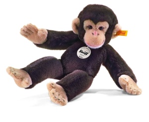 Maimuta de Plus Steiff Koko - 35 cm - Moale, Washabil, Culoare Maro
