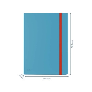 Mapa A4 Leitz Cosy 150 foi, Culoare Sanftes Blau, Model 46190061 - Img 3