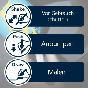 Marker acrilic Schneider Paint-It 120249, 4 mm, alb, set 5 bucati - Img 4