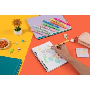 Marker neon BIC Highlighter Grip Decor, 10 culori, cu grip din cauciuc - Img 11