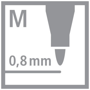 Marker STABILO pointMax cu varf din nylon, 0.8 mm, 24 culori - Img 8