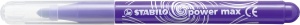 Marker STABILO power max, culoare sortata, 12 bucati, varf XL - Img 2