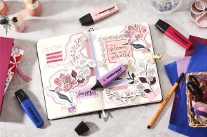 Marker Text STABILO BOSS ORIGINAL NatureCOLORS Wildflower, 4 culori, tehnologie anti-uscare - Img 4