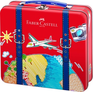Markere Faber-Castell Connector, 40 culori, cutie metalica - Img 5