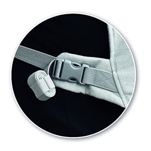 Marsupiu ergonomic MoMi COLLET 3-48 luni 2 pozitii de purtare suport pentru cap - Img 5