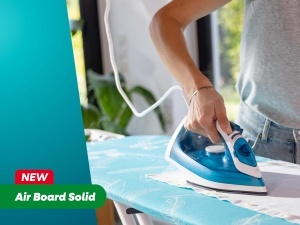 Masa de calcat Leifheit Air Board M Solid, 120 x 38 cm, usor si ajustabil - Img 4