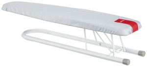 Masa de calcat pentru maneci Rayen, aluminiu, pliabila, alb mat, 52 x 11 cm