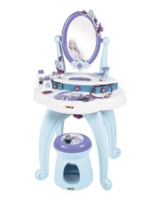 Masa de Frizerie pentru Copii Smoby Die Eiskonigin cu Accesorii, 49x36x87 cm - Img 1