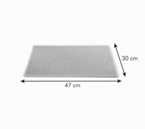 Masa pentru frigider Tescoma antibacteriana, 47x30 cm, absorbtie umiditate - Img 8