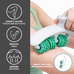 Masajer Anti-Celulita Beper C301ABE500, cu role zimtate, ergonomic - Img 2
