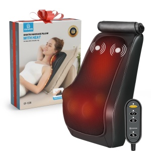 Masajer electric Comfier pentru gat si spate, 8 noduri de masaj, 3 intensitati