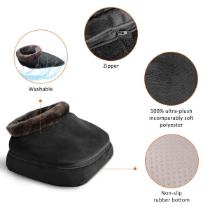 Masajer electric pentru picioare Snailax cu functie de incalzire, 2-in-1, portabil - Img 4