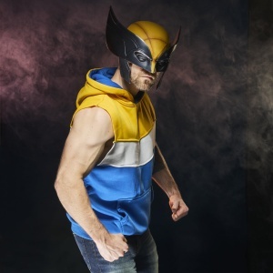 Masca Wolverine Premium Hasbro, 11, Culoare Galbena si Neagra - Img 8