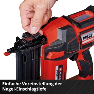 Masina de batut cuie Einhell FIXETTO 1850 N 18V Tehnologie PressAir 500 cuie incluse - Img 6