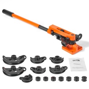 Masina de Biegi Manuala VEVOR SWG-25, 7 Matrizen, Biegi 0-180, pentru Tuburi cu Diametru 10-25mm
