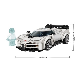 Masina de construit LEGO Speed Champions Bugatti Centodieci, 291 piese, cu minifigurina - Img 8