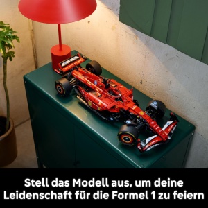 Masina de curse LEGO Technic Ferrari SF-24 F1 - Model de masina pentru adulti - Set de colectie de Formula 1 - Motor transmisie directie si DRS V6 la  - Img 7