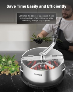 Masina de Erat VEVOR V-BT-TS-12, 30,5 cm, cu Cutite din Otel Inoxidabil, pentru Trimming - Img 6
