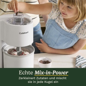 Masina de facut inghetata Cuisinart Cool Combo 1,4 L, 2-in-1, alba - Img 6