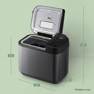 Masina de facut paine Panasonic SD-YR2540, 32 programe automate, cu dozator de drojdie, gri - Img 10
