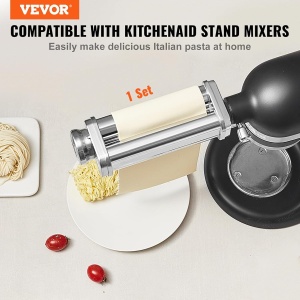 Masina de Facut Paste Manuala VEVOR, Inox, 8 Setari de Grosime, 5.51 Inch Latime - Img 2