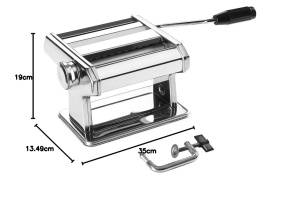 Masina de Facut Paste Metaltex 3 in 1, Inox, 7 Grosimi, Cu Clema - Img 2