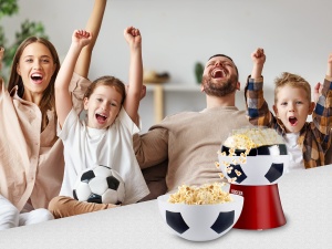 Masina de facut popcorn Beper P101CUD051, editie fotbal, 270 ml, fara ulei - Img 9