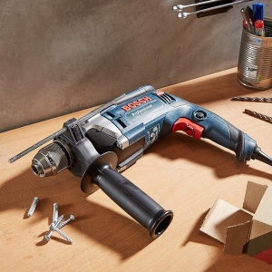 Masina de gaurit Bosch GSB 16 RE, 750 W, cu mandrina rapida 13 mm, accesorii incluse - Img 2