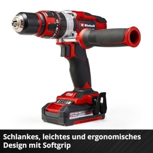 Masina de gaurit cu acumulator Einhell TE-CD 18/48 Li-i-Solo Power X-Change (Li-Ion, 18 V, cutie de viteze cu 2 trepte, functie de gaurire cu percutie inclusa, electronica de viteza, LED, fara baterie si incarcator) - Img 10
