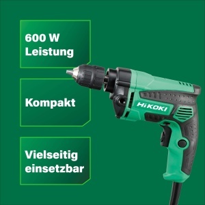 Masina de gaurit HiKOKI D10VC3, 600W, cu mandrina rapida de 10 mm - Img 2