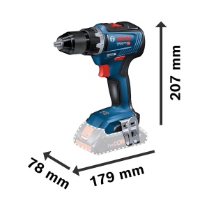 Masina de gaurit si insurubat Bosch Professional GSR 18V-55, 55 Nm, 2 acumulatori 4.0Ah - Img 2