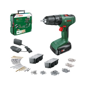 Masina de gaurit si insurubat cu impact Bosch EasyImpact 18V-40, 241 piese