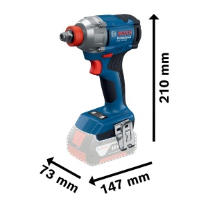 Masina de insurubat Bosch Professional GDX 18V-285 18V 285 Nm 2 acumulatori 40Ah L-BOXX - Img 5