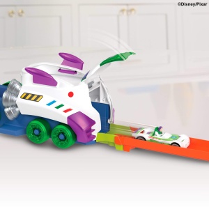 Masina de jucarie Hot Wheels Disney Pixar Buzz Lightyear cu transportor, 164 - Img 4