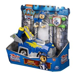 Masina de Jucarie PAW PATROL Chase cu Figurina Caine in Riter, 15 cm, Design Dragon - Img 6