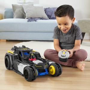 Masina de jucarie radiocomandata Fisher-Price GMH33 Batmobile cu lumini si sunete - Img 2