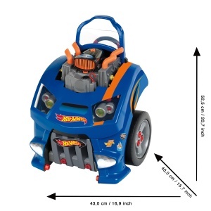 Masina de Montaj Theo Klein 2822 Hot Wheels cu Functii de Reparare, 43x40x52.5 cm - Img 6