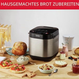 Masina de Paine Moulinex BrotFlower Delight, 1 kg, 720 W, Negru - Img 3