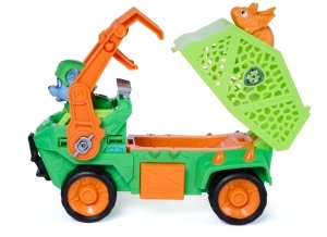 Masina de reciclare PAW PATROL Rocky cu figura Dino, 23 cm, interactiv - Img 8