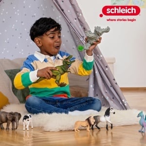 Masina de Teren cu Remorca pentru Cai Schleich Horse Club 42346, 38 Piese - Img 9