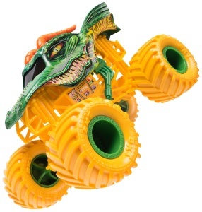 Masina de Teren Monster Jam Dragon, Vehicul Die-Cast Colector, Scara 124 - Img 4
