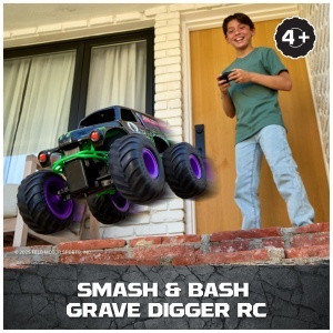 Masina de teren radiocomandata Grave Digger 115, 2,4 GHz, pentru interior si exterior - Img 2