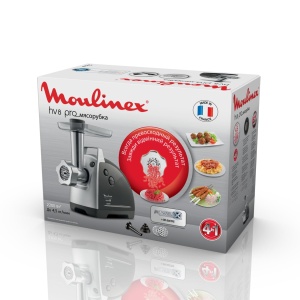 Masina de tocat carne Moulinex ME6868 2200W sistem Reverse accesorii incluse negruargintiu - Img 7