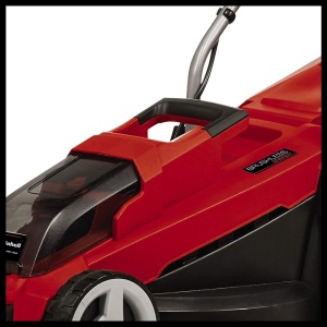 Masina de tuns iarba cu acumulator Einhell GE-CM 18/32 Li-Solo Power X-Change (18 V, latime de taiere 32 cm, pana la 250 m2, fara perii, colector de iarba de 25 litri, inaltime de taiere 30-70 mm, fara baterie) - Img 6
