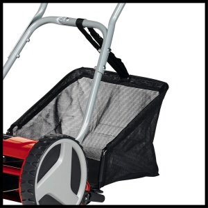 Masina de tuns iarba de mana Einhell GC-HM 300 (pana la 150 m2, latime de taiere de 30 cm, ax de tuns iarba cu rulmenti cu bile cu 5 lame din otel de inalta calitate, reglare inaltime de taiere in 4 trepte 13-37 mm, colector de iarba de 16 l), multicolor - Img 4